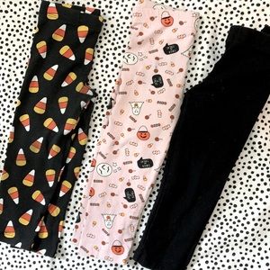 3 pack of Halloween leggings